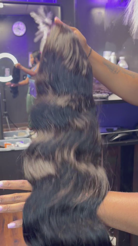 5x5 BODYWAVE Hd Closure wig 22”